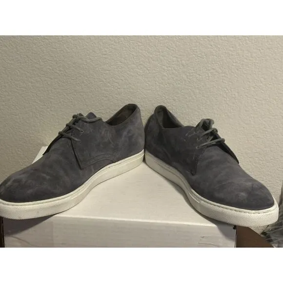 To Boot New York Mens Size 9.5 Shoes Gray Suede Casual Low Top Sneakers