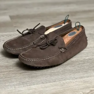 Tod’s Gommino Suede Driving Shoes - Slip On Size 9 Brown Shoes