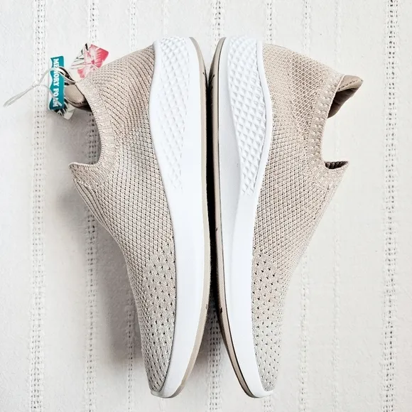 Tommy Bahama Memory Foam Knit Athletic Shoes Neutral Athleisure Stretch Women 10