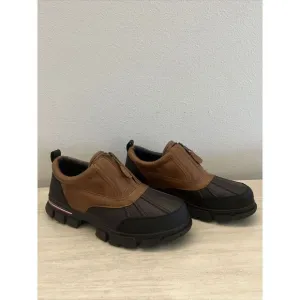 Tommy Hilfiger Men Sz 12 Ignite Shooties Natural/Black Zip Water Resistant SIB