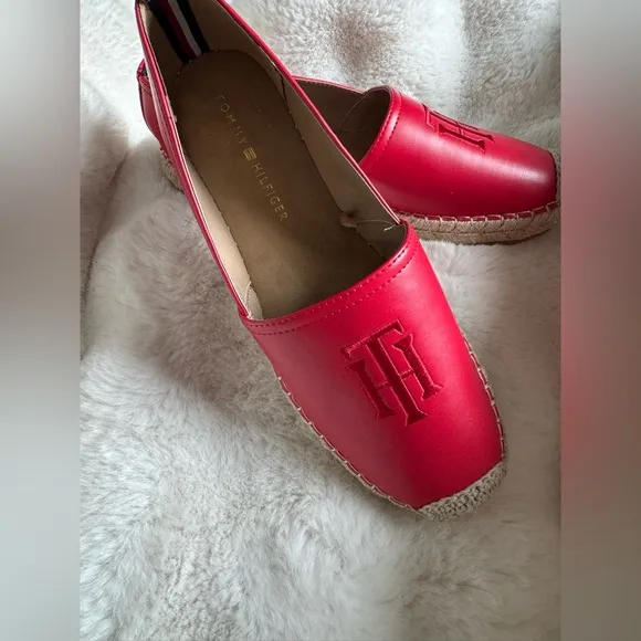 Tommy Hilfiger Women’s Red Flat Shoes