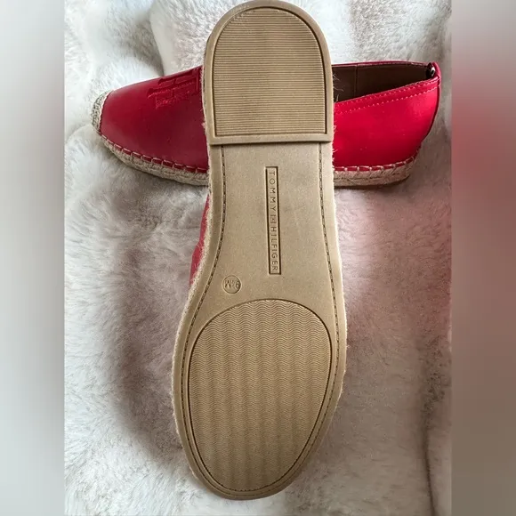 Tommy Hilfiger Women’s Red Flat Shoes
