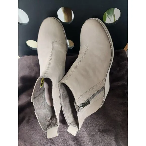 Toms Womens Raven Nubuck Water Resistant Ankle Boots Size 9 US