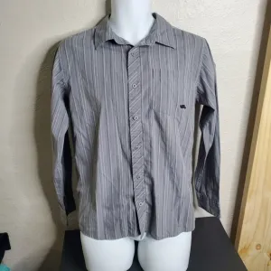 Tony Hawk Button Front Shirt Boys XL  Casual Long Sleeve Cotton Grey