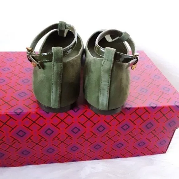 Tory Burch Ashton T-strap Y2K Flat Women's Shoes size 5M
