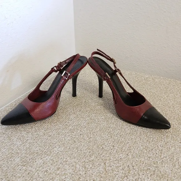 Tory Burch Black And Red Shoes