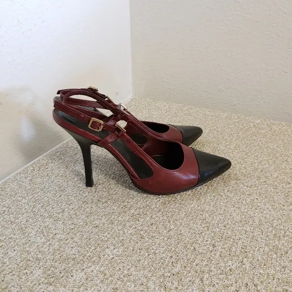 Tory Burch Black And Red Shoes