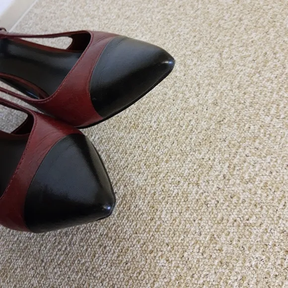 Tory Burch Black And Red Shoes