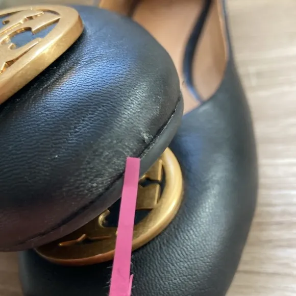 Tory Burch Chelsea ballet flat tumbled leather 8,5
