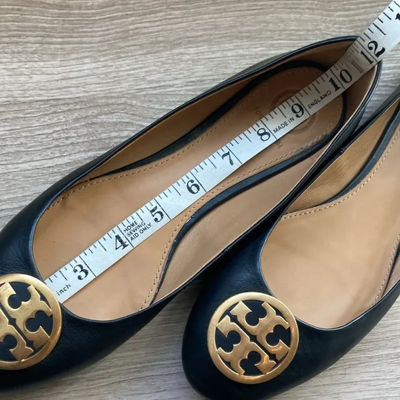 Tory Burch Chelsea ballet flat tumbled leather 8,5