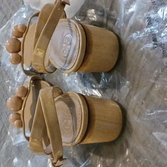 Tory Burch disco sandals.