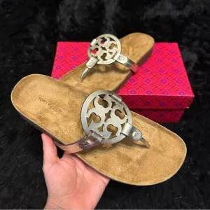 TORY BURCH miller leather cork sandals shoes women’s 8 new in box