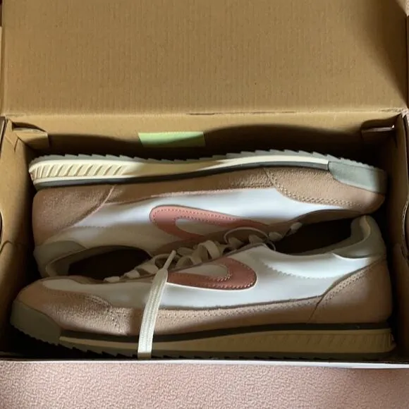 Tretorn Rawlins Sneakers Leather Suede Pink Sneakers Shoes New