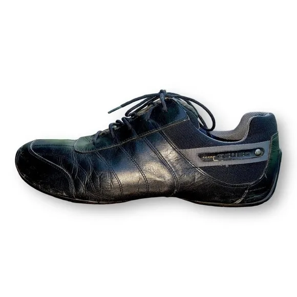 Tsubo Shoes Mens Size 13 Black Leather Lace Up Walking Casual