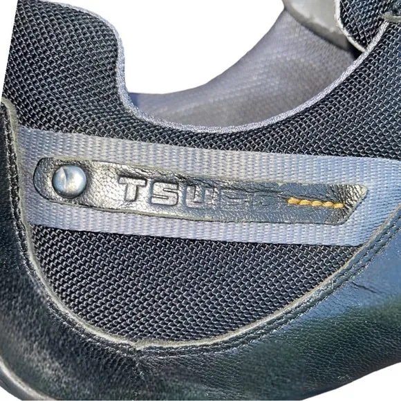 Tsubo Shoes Mens Size 13 Black Leather Lace Up Walking Casual