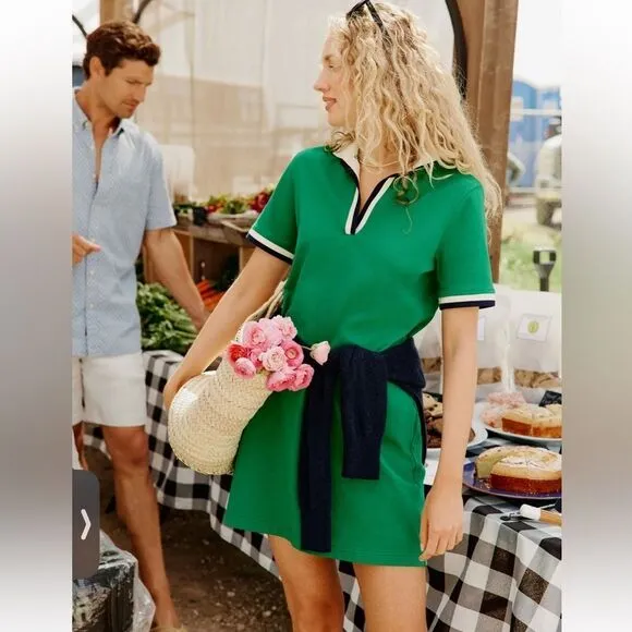 Tuckernuck Green Hutton Polo Dress NWT