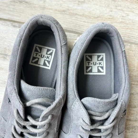 T.U.K. Suede EZC Shoes Creeper Sneakers Grey