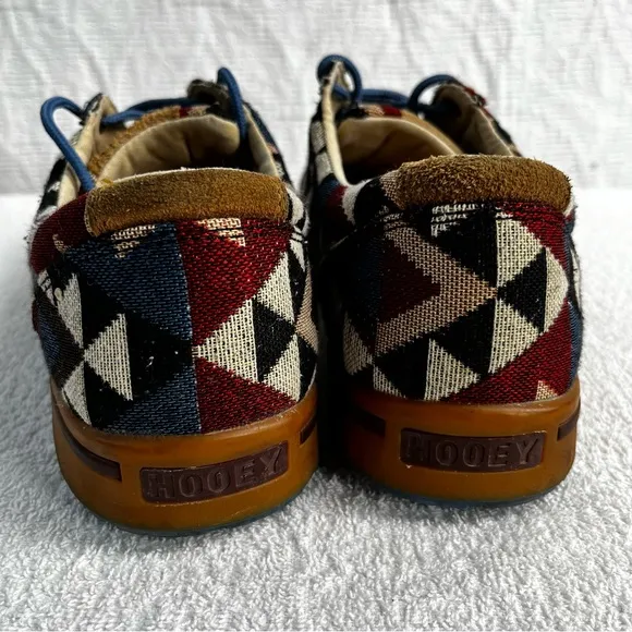 Twisted X Hooey Loper Loafer Shoes Mens 9 Aztec casual cowboy western comfy shoe