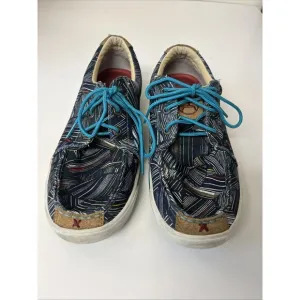 Twisted X Shoes Men’s 7.5 Hooey Loper Lace Up Sneakers Blue WHYC003