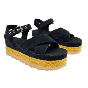Ugg Aubrey Ankle Strap Platform Sandals Size 10