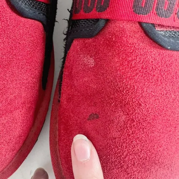 UGG Australia Men's Dune Slip On DTLR in Red Shearling Slipper Size 9