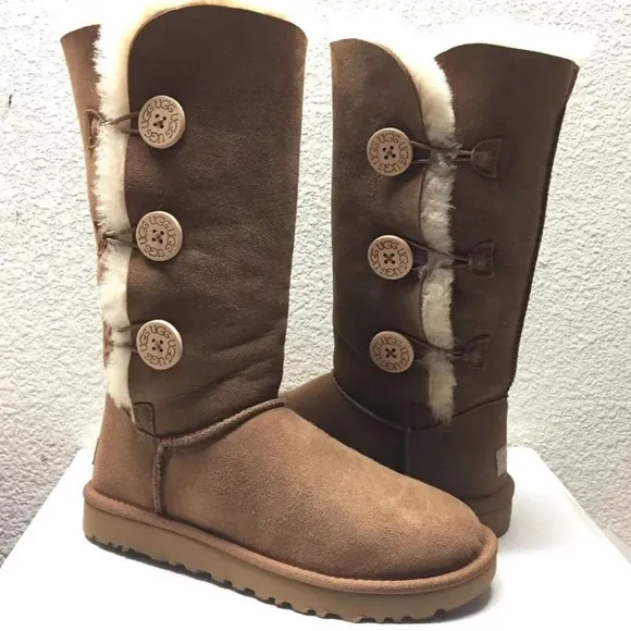 UGG Bailey Button II TALL CHESTNUT WATER RESISTANT boots