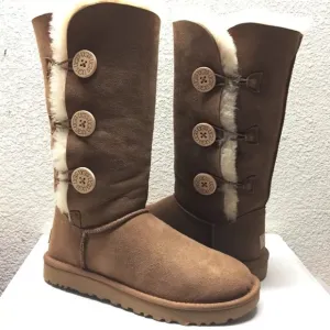 UGG Bailey Button II TALL CHESTNUT WATER RESISTANT boots