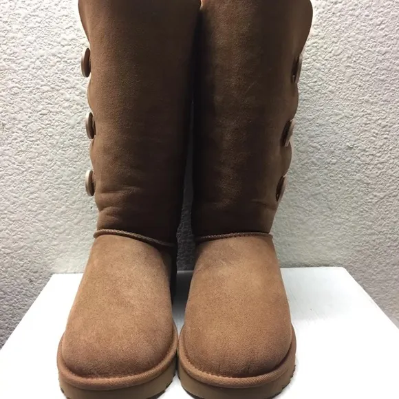UGG Bailey Button II TALL CHESTNUT WATER RESISTANT boots