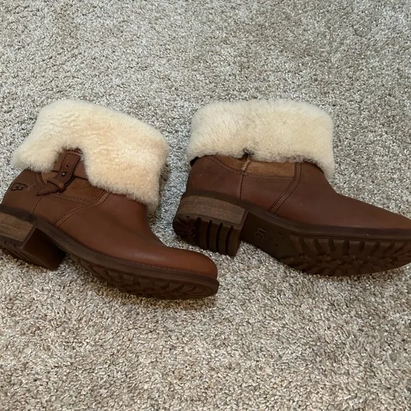 UGG Chyler Sheepskin Cuff Boots
