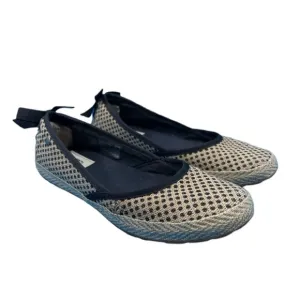UGG Indah Burlap Slip-On Flat Shoes Size 6.5