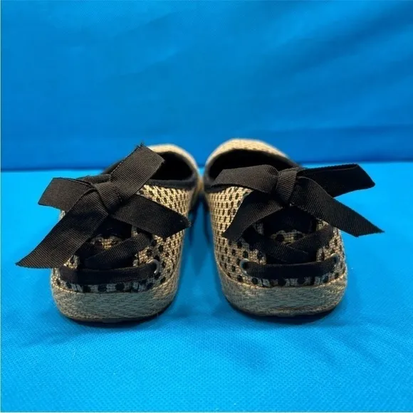 UGG Indah Burlap Slip-On Flat Shoes Size 6.5