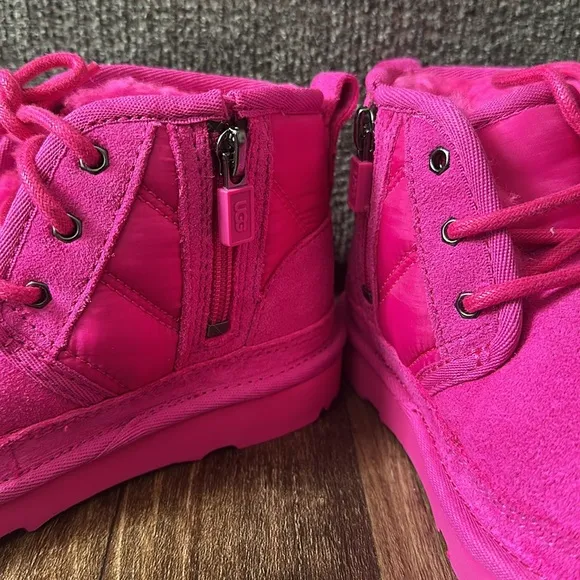 UGG Kids PINK BOOTS' Neumel II LTA Water Resistant Boots NEW