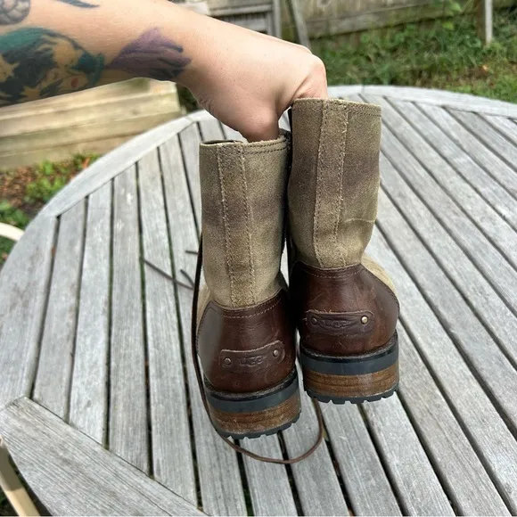 UGG Kilmer‎ Water-resistant Leather Boots size 10