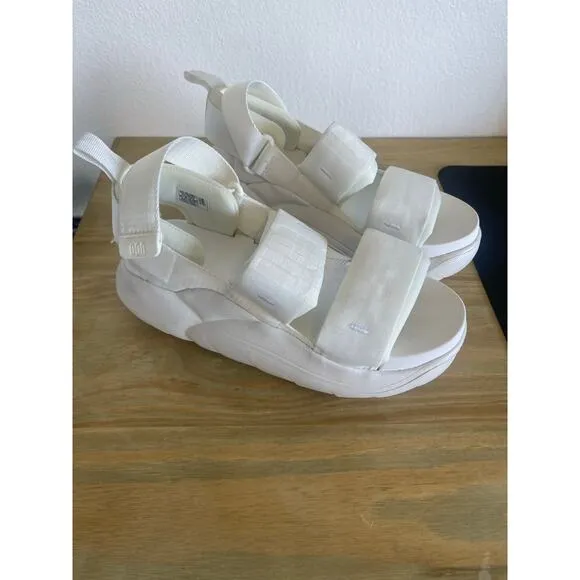 Ugg LA Alto Sport Sandal White SugarSole Platform Comfort Womens Size 7.5 NWOT