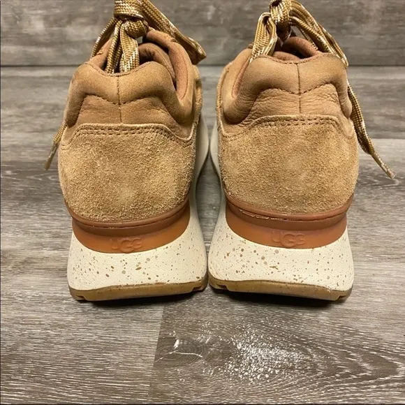 UGG | Marin Lace Up Sneakers In Chestnut Leather Size 10 NEW