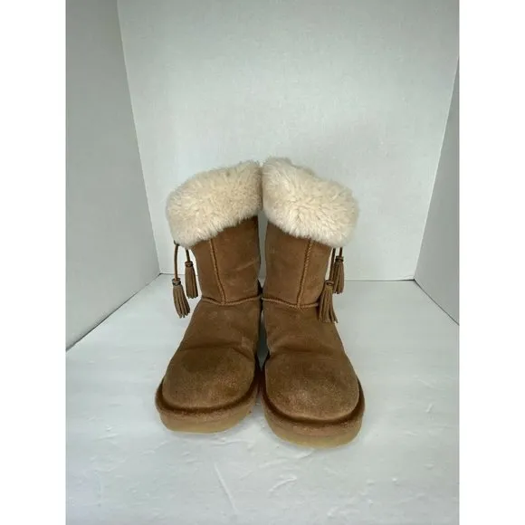 UGG PLUMDALE CUFF SHORT BOOTS WATER RESISTANT 3