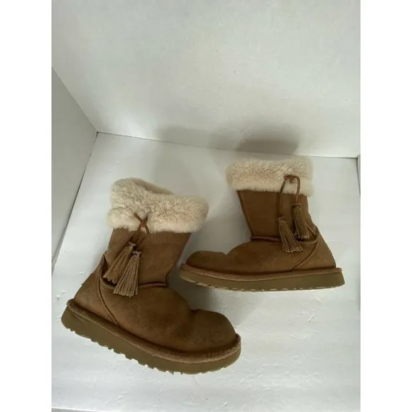 UGG PLUMDALE CUFF SHORT BOOTS WATER RESISTANT 3
