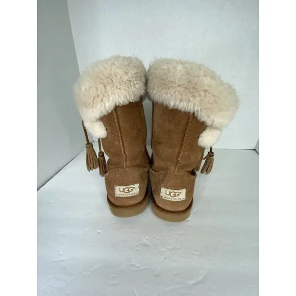 UGG PLUMDALE CUFF SHORT BOOTS WATER RESISTANT 3