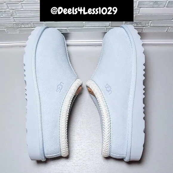 UGG Tasman II Slipper Slide Kids Size 4/Womens 6 Sea Foam Blue