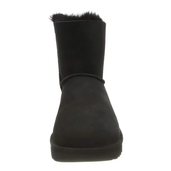 UGG Women's Mini Bailey Bow II Booties Black Size 6