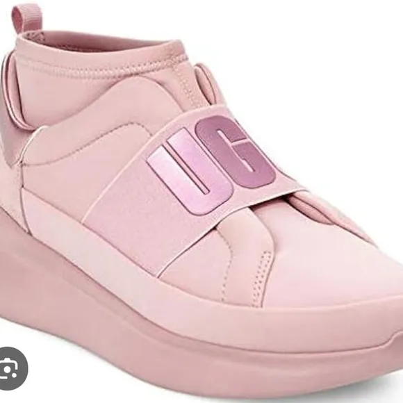 UGG Women's Pink Slip-On Sneakers