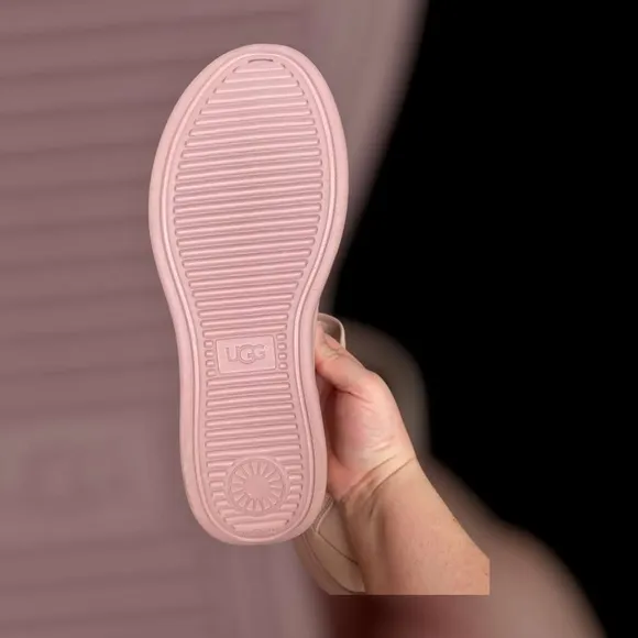 UGG Women's Pink Slip-On Sneakers