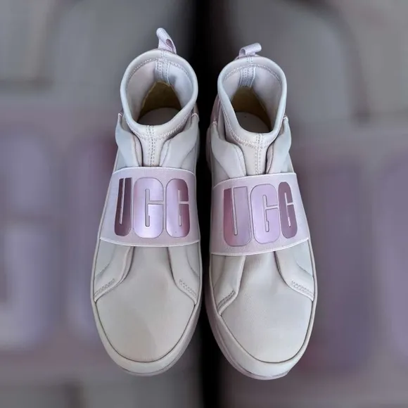 UGG Women's Pink Slip-On Sneakers