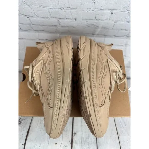 UGG beige nubuck sneakers shoes size 9.5 NEW