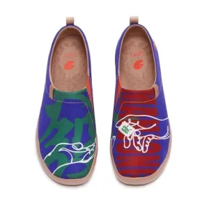 UIN Men's Walking Shoes Slip On Loafers (Mahjong Toledo)