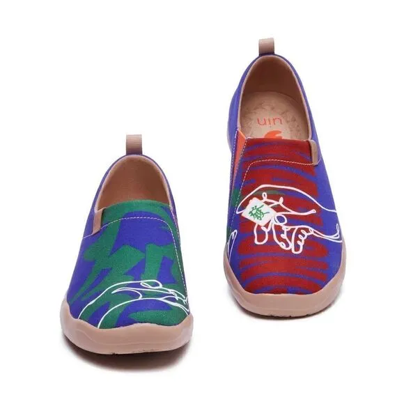 UIN Men's Walking Shoes Slip On Loafers (Mahjong Toledo)