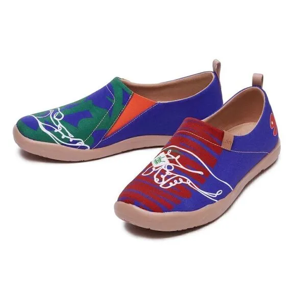 UIN Men's Walking Shoes Slip On Loafers (Mahjong Toledo)