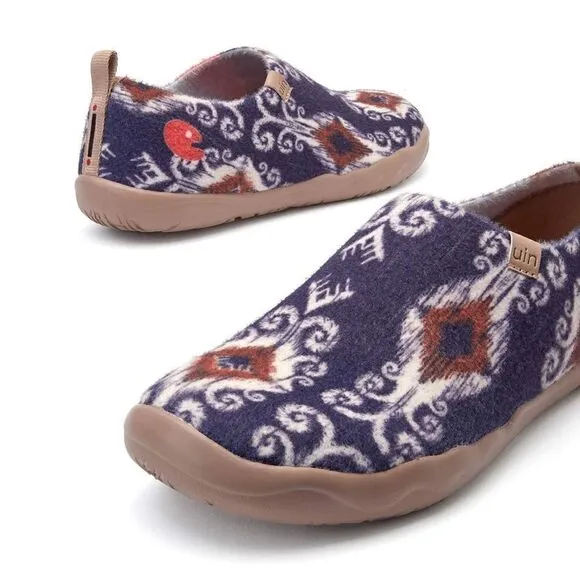 UIN Women's Walking Shoes Slip On Casual Sneaker Toledo (Tribal Pattern)