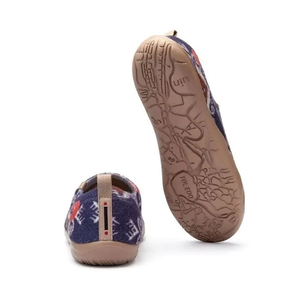 UIN Women's Walking Shoes Slip On Casual Sneaker Toledo (Tribal Pattern)