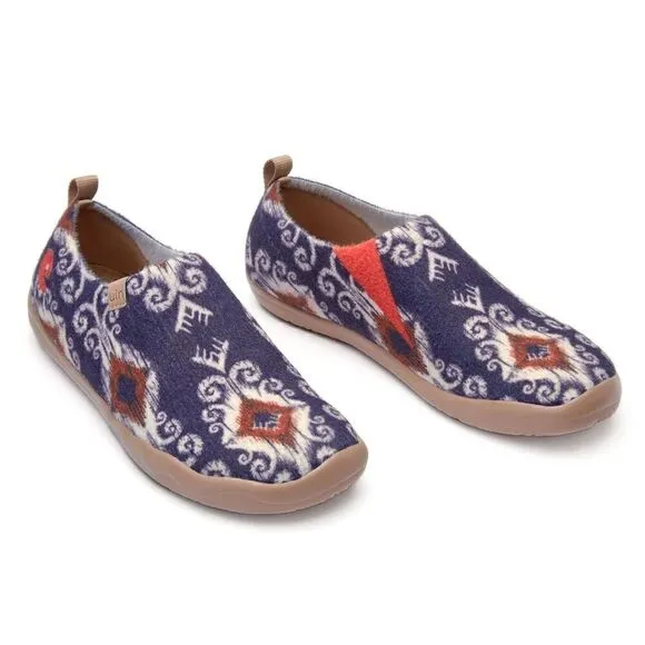 UIN Women's Walking Shoes Slip On Casual Sneaker Toledo (Tribal Pattern)